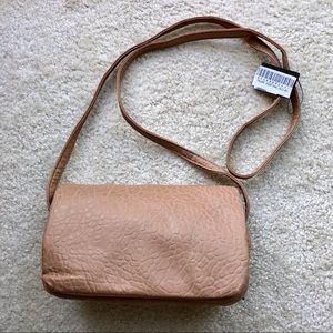 Forever 21 Textured Faux Leather Crossbody NEW
